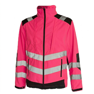 Chaqueta de Trabajo Reflectante de Alta Visibilidad, Transpirable, Ecológica, Resistente al Viento, con Cierre, Informal, de Moda, Chaqueta de Seguridad - Product Image 1