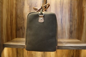 Real Handmade Large Capacity Waxed Canvas Duffel Bag for Travel Wear-Resistant Water Proof <b>Luggage</b> Duffel Bag - Product Image 6