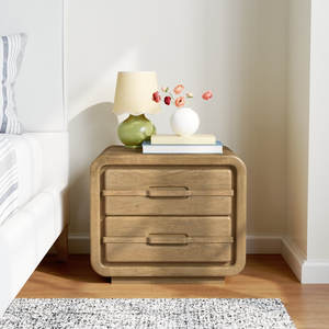 Lanan 22'' Solid Wood W Series <b>Nightstand</b> Elegant <b>Nightstands</b> for Bedroom Decor - Product Image 2
