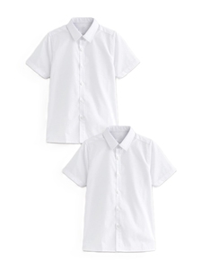 Camisa Escolar Unisex Blanca de Algodón Oxford, Personalizable con Marca, ODM, Manga Corta y Larga, Uniforme Escolar Primario, Transpirable - Product Image 4