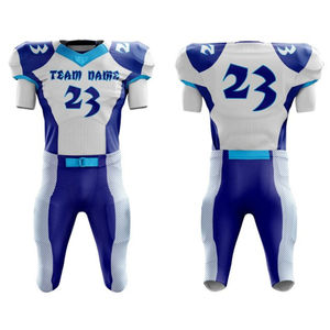Uniforme de Fútbol Americano Personalizado al por Mayor, Malla de Poliéster Transpirable y Cómoda, Ropa Deportiva para Equipos de Fútbol - Product Image 1