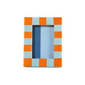 Cadre photo rectangulaire en résine noir et blanc de haute qualité avec support mural en bois – Cadre tendance - Product Image 2