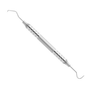Instrument de diagnostic dentaire double extrémité en acier inoxydable 17/23 Explorer 5 Explorer pour la détection du tartre, des caries et de la parodontite - Product Image 2