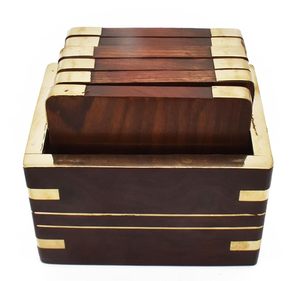 Wooden Duck Shape <b>Table</b> Coaster for Dining <b>Table</b> Tea <b>Coffee</b> Cups Decorative Handcrafted Drink Coasters for Home Kitchen - Product Image 3