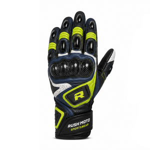 Guantes de moto de alta calidad, altamente recomendados, de cuero vacuno, acolchados, resistentes, para carreras. - Product Image 1
