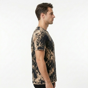 Custom <b>Logo</b> Embroidery Vintage Distressed T-Shirt with High-End Wash Finish - Product Image 3