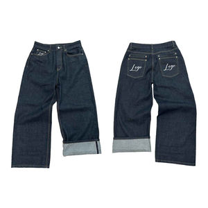 Pantalones Vaqueros Azules para Hombre, Estilo Clásico de Pierna Ancha, Ajuste Cómodo y de Alta Calidad - Product Image 6