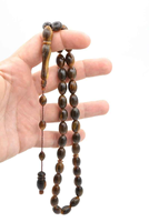 Tasbih Artesanal Ecológico de Cuerno de Búfalo, Cuentas Naturales Hechas a Mano, Regalo Moderno para Meditación Espiritual, Oración o Boda