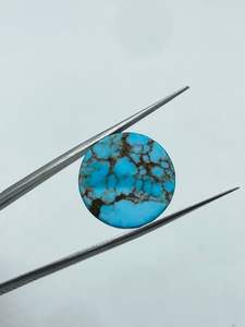 Pierre précieuse naturelle de turquoise de haute qualité pour la fabrication de bijoux, 20 mm, ronde, élégante, pour bague de mariée, provenant d'un fabricant indien, au prix de gros - Product Image 5