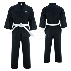 Uniforme de Taekwondo de Primera Calidad para Entrenamiento de Artes Marciales, Dobok para Hombres Adultos, Transpirable, de Secado Rápido, Ligero, de Poliéster/Algodón - Product Image 2