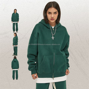 Sudadera con capucha con estampado completo personalizado de alta calidad, Sudadera con capucha Zipup de algodón con cremallera, sudadera con cremallera de lana pesada con cremallera completa para hombres - Product Image 4