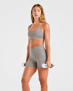 Shorts deportivos de cintura alta para mujer, sin costuras, para gimnasio, fitness, correr, con efecto push-up, para yoga. - Product Image 6