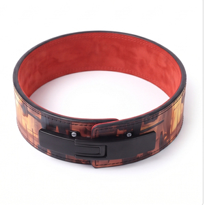 Ceinture de Powerlifting Premium à Levier Anime, Robuste, en Cuir Véritable 13MM, Unisexe, pour Entraînement - Product Image 2