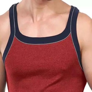 Camiseta sin Mangas Personalizada para Hombre, Transpirable, de Algodón, para Fitness, Venta Caliente - Product Image 2