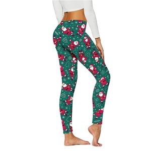 Leggings d'été sans couture à taille haute pour femmes avec impression par sublimation pour le yoga et les séances de sport - Product Image 6