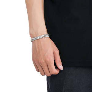 Bracelet chaîne cubaine en moissanite sur mesure de fabrication indienne pour les amateurs de hip-hop, disponible à prix d'exportation - Product Image 3