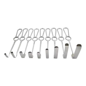 Retracteurs de plaies Kocher Langenbeck pour chirurgie générale, 21 cm, à pointe arrondie, lot de 9 - Product Image 1