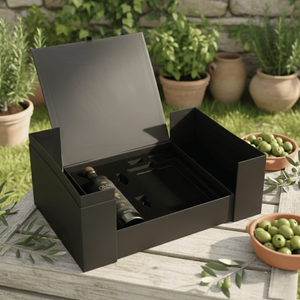 Caja de Regalo Rígida Deslizante de Papel Kraft Personalizada con Laminado Mate, Grabado en Relieve y Forro de Esponja |   Empaque Artesanal Premium Reciclable - Product Image 4