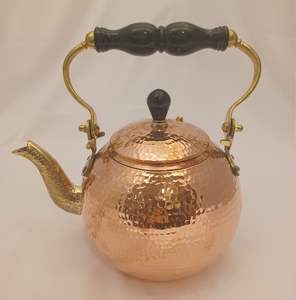 Bouilloire à thé en cuivre de luxe faite à la main, théière en cuivre pour faire bouillir de l'eau, du thé, du café, pour cuisinière, maison, hôtel, restaurant, ustensiles de cuisine - Product Image 4