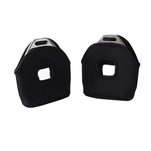 Nuevas Fundas de Neopreno Negras Personalizadas con Logotipo para Estribos, Cubierta Protectora Cómoda para Sillas de Montar para Caballos, Fácil Instalación - Product Image 2