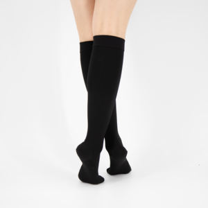 Haody Womens Graduated Compression <b>Socks</b> 15-21 MmHg Anti Varicose Veins Anti-Bacterial <b>Soft</b> Breathable Polyester/Cotton Knee - Product Image 3