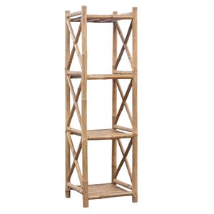 Estante de Bambú Independiente, Estante de Almacenamiento de Bambú Natural, Organizador Multifuncional para el Hogar, Baño, Sala de Estar - Product Image 5