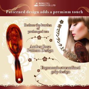 Peine de cojín de aire Annecy de alta calidad con mango dorado Venta directa de fábrica Material plástico para uso personal Regalo promocional - Product Image 6