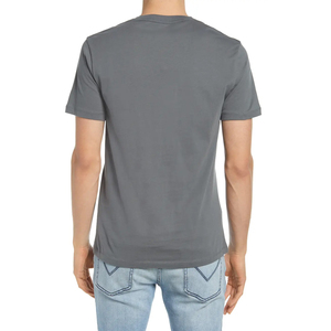 Custom Men's 100% Cotton Organic Eco-Friendly T-Shirts Gold Foil Printing O-neck Short Sleeve Knitted Blank Front <b>Logo</b> - Product Image 2