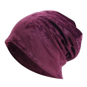 Nouveau Bonnet en Velours Tendance, Chaud et Souple pour Hommes et Femmes, Style Slouchy, en Velours Uni, Casquette Douce de Haute Qualité, Automne Hiver 2026 - Product Image 1