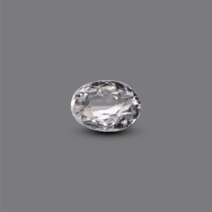 Handcrafted 4.65 Carat Square Cut White Zircon Loose Gemstone for Fine Jewelry - Product Image 1