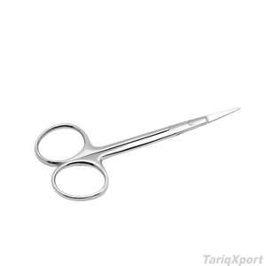 Tijeras Profesionales de Alta Calidad para Manicura, Acero Inoxidable Afilado, Rectas y Duraderas, para Cortar Cutículas, Arte de Uñas, Herramienta de Belleza - Product Image 1