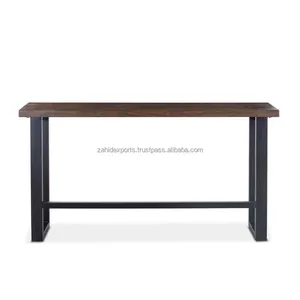 Scandinavian Modern Minimalist Metal Coffee <b>Table</b> with Metal Frame for Contemporary Home Decor - Product Image 3