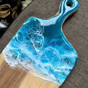 Tabla de Cortar de Resina Marina MT Exports, No Tóxica, Fácil de Limpiar, Apta para Lavavajillas, Forma Rectangular, 1.3 cm de Grosor, Mango para Cuchillo, Pieza Única - Product Image 1