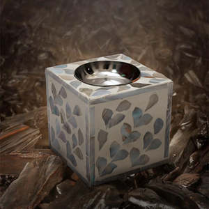 Ensemble de brûleurs d'encens Bakhoor de luxe moderne avec incrustation MOP et dôme en acrylique transparent, design arabe traditionnel pour Oud, Ramadan - Product Image 5