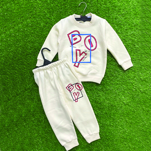 Ensembles de survêtements 2 pièces pour garçons personnalisés en gros Sweat-shirt à col rond et pantalon de jogging Ensemble de vêtements pour enfants - Product Image 5