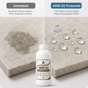 Revêtement Nano à Base d'Alcool ARW-D2 pour Surface Absorbante Minérale 1L avec Formule Anti-Taches à Durcissement Rapide pour Mur Extérieur - Product Image 4