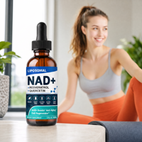 Solution NAD Premium à Marque Blanche 60ml Formule Liposomale avec Resvératrol et Quercétine Supplément OEM ODM pour un Mode de Vie Actif