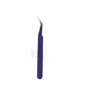 Pinzas para extensión de pestañas de acero inoxidable con logotipo personalizado multicolor, herramienta de belleza personalizada, pinzas para pestañas personalizadas - Product Image 5