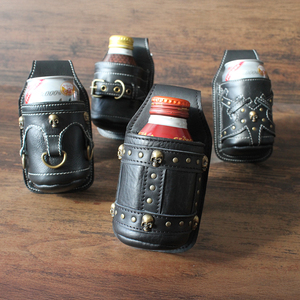 Couvre-tasses en cuir de vachette de luxe personnalisés et uniques avec une texture naturelle premium - Product Image 6