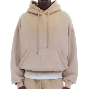 Sudaderas con Capucha para Hombre, Personalizadas, 100% Algodón, Forro Polar, Diseño con Bolsillo, Invierno, Gruesas, Alta Calidad - Product Image 2