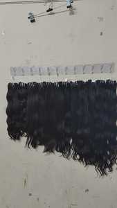 Paquetes de Cabello Natural Rizado Indio Sin Procesar de Una Sola Capa, 16 Pulgadas, para Tejido de Cabello, Venta al Por Mayor - Product Image 6