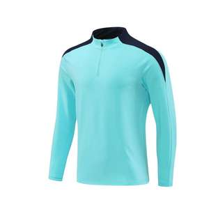 Sudadera Personalizada con Logotipo para Hombre, Venta al por Mayor, Cuello Alto, Manga Larga, para Gimnasio, Fitness, Deporte, Ropa Deportiva Informal, Stock Nylona - Product Image 3