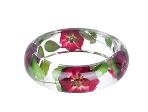 Exclusivo Juego de Brazaletes Redondos de Resina Ecológica Hechos a Mano, Modelo con Patrón de Diseñador de Moda, Joyería para Mujer NEHA ENTERRISES NE-170 - Product Image 5