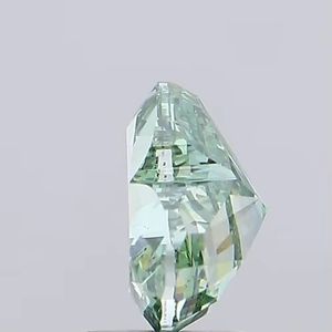 Diamant vert de 5 carats cultivé en laboratoire, taille cœur, clarté VVS2, couleur verte fantaisie, diamant non monté - Product Image 4