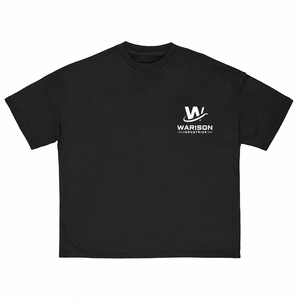 Camisetas Premium 100% Algodón para Hombre, Estilo Urbano, Cuello Redondo, 240 GSM, Color Negro, Talla Grande, con Diseño Gráfico para Adultos - Product Image 1