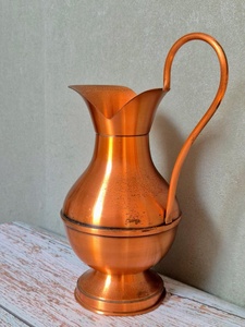 Carafe en cuivre de qualité alimentaire, carafe en cuivre pour hôtels, carafe en cuivre pour restaurants, carafe en cuivre pour cafés, carafe en cuivre pour cuisine domestique - Product Image 2