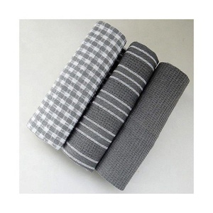 Vente en gros personnalisée Noël cuisine Washrag Buffalo Check Plaid brodé Golf 100% coton sur demande torchon de Noël cadeaux - Product Image 4