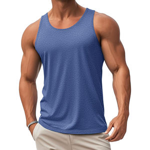 Chaleco deportivo para hombre, ropa de gimnasio, camisetas sin mangas para entrenamiento atlético, camiseta sin mangas transpirable para culturismo para hombre - Product Image 1