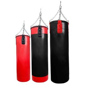 Sac de sable boxe Muay Thai sacs de frappe sac de boxe rempli pour la boxe lourd Vintage coup de pied boxe Wat homme cuir personnalisé Gym - Product Image 1