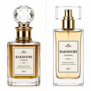 Bakhoori Udimisk Attar Premium, Huile de Parfum Concentrée, Huile Végétale Naturelle pour la Parfumerie - Product Image 1
